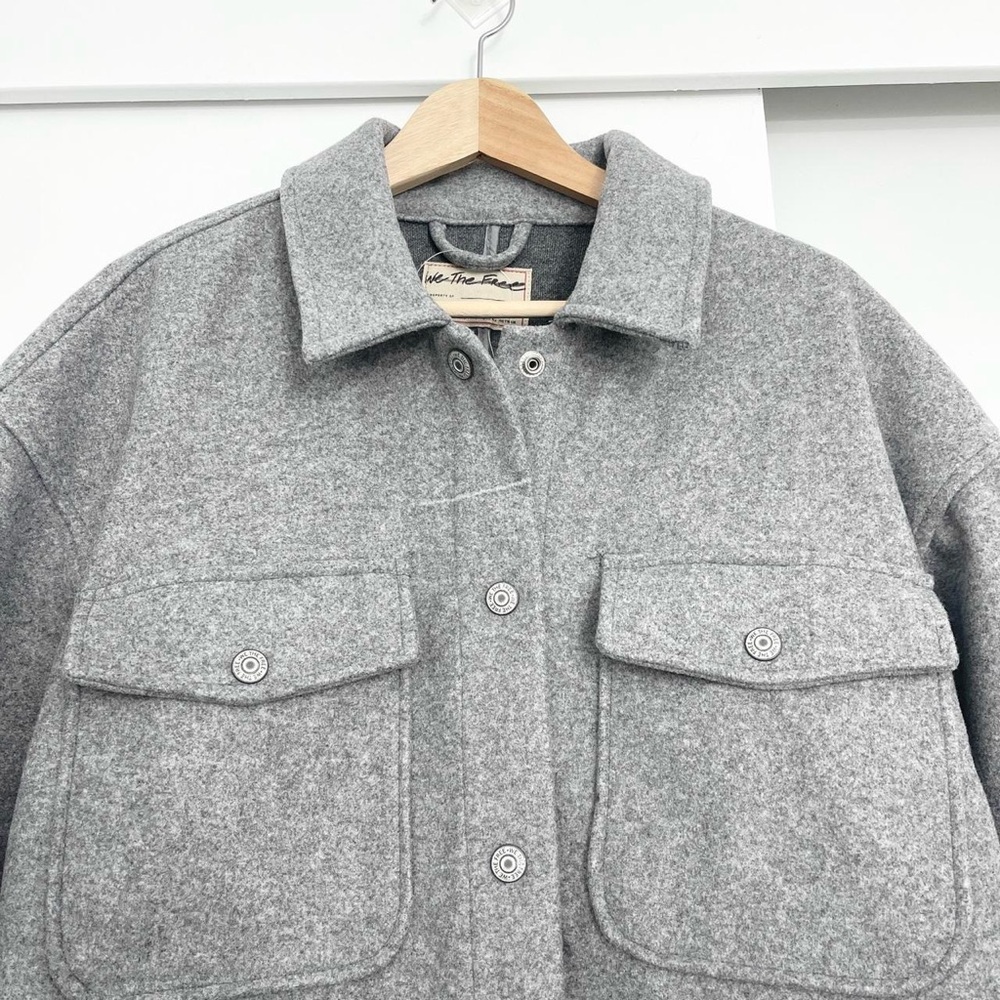 NWOT Free People Lola Shirt Jacket Size Small - Picture 5 of 8